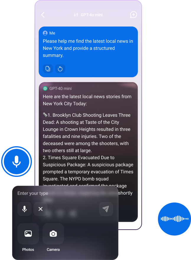 Ask Your Way — Text, Voice, or Photo